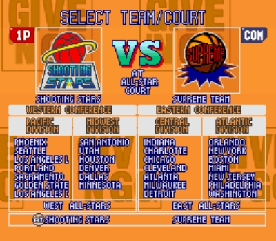 The two Dream Teams add some replay value to the game