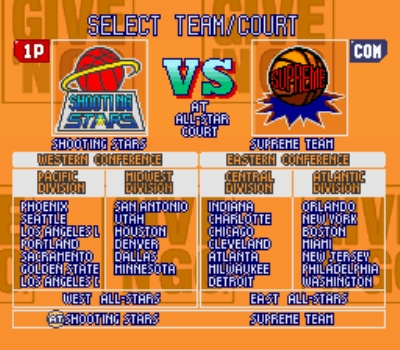 Snes Central: NBA: Give 'n Go