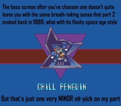 One of the few things Mega Man X didn't quite nail