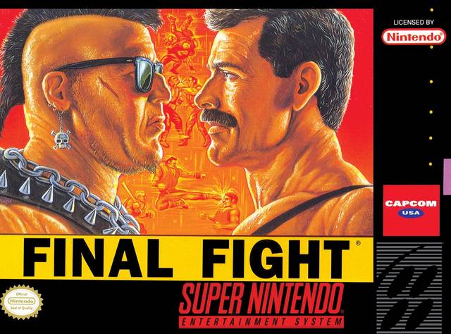 Final Fight 1 SNES. Lutas no trem! 