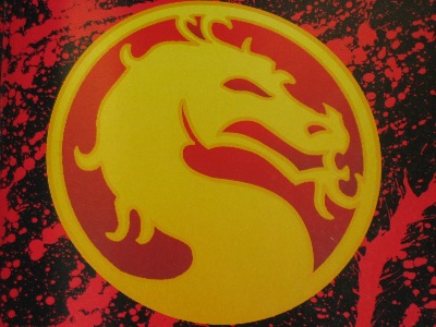 The classic Mortal Kombat symbol