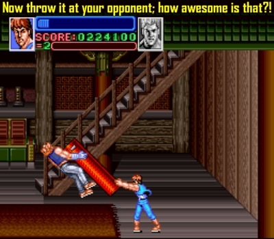 I just beat Super Double Dragon for the first time! (What a lame ending) :  r/snes