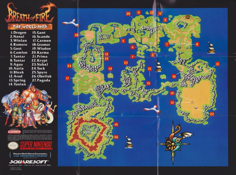 breath of fire snes