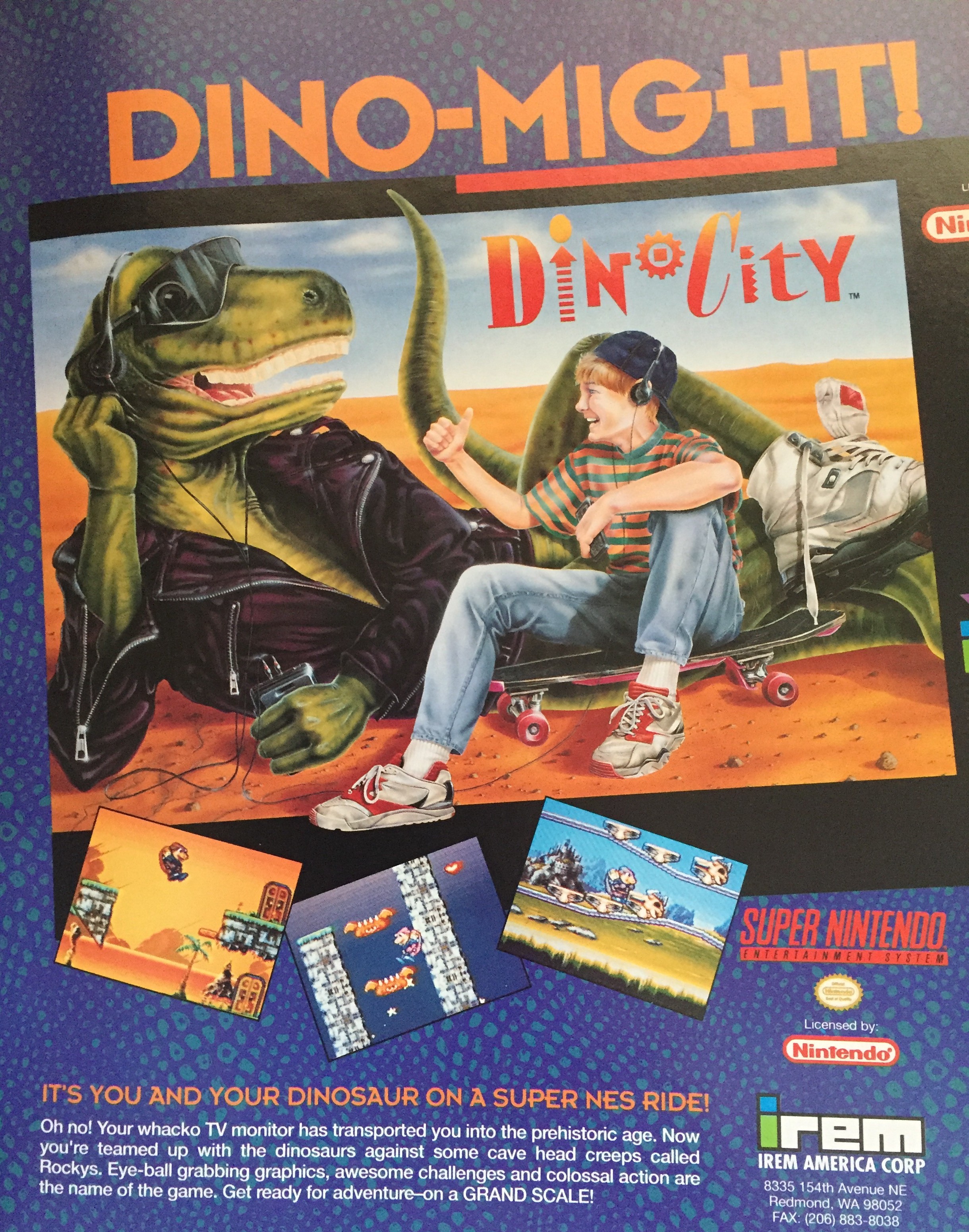 Such a bizarre box art. Totally early 90s!