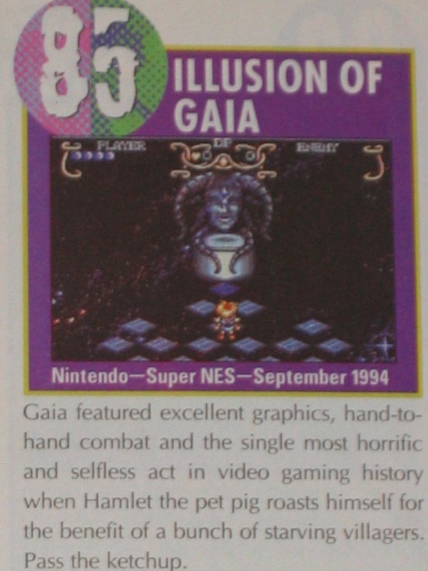 Nintendo Power's Top 100 ranked it at #85