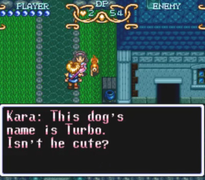 Turbo also turns up in Illusion of Gaia