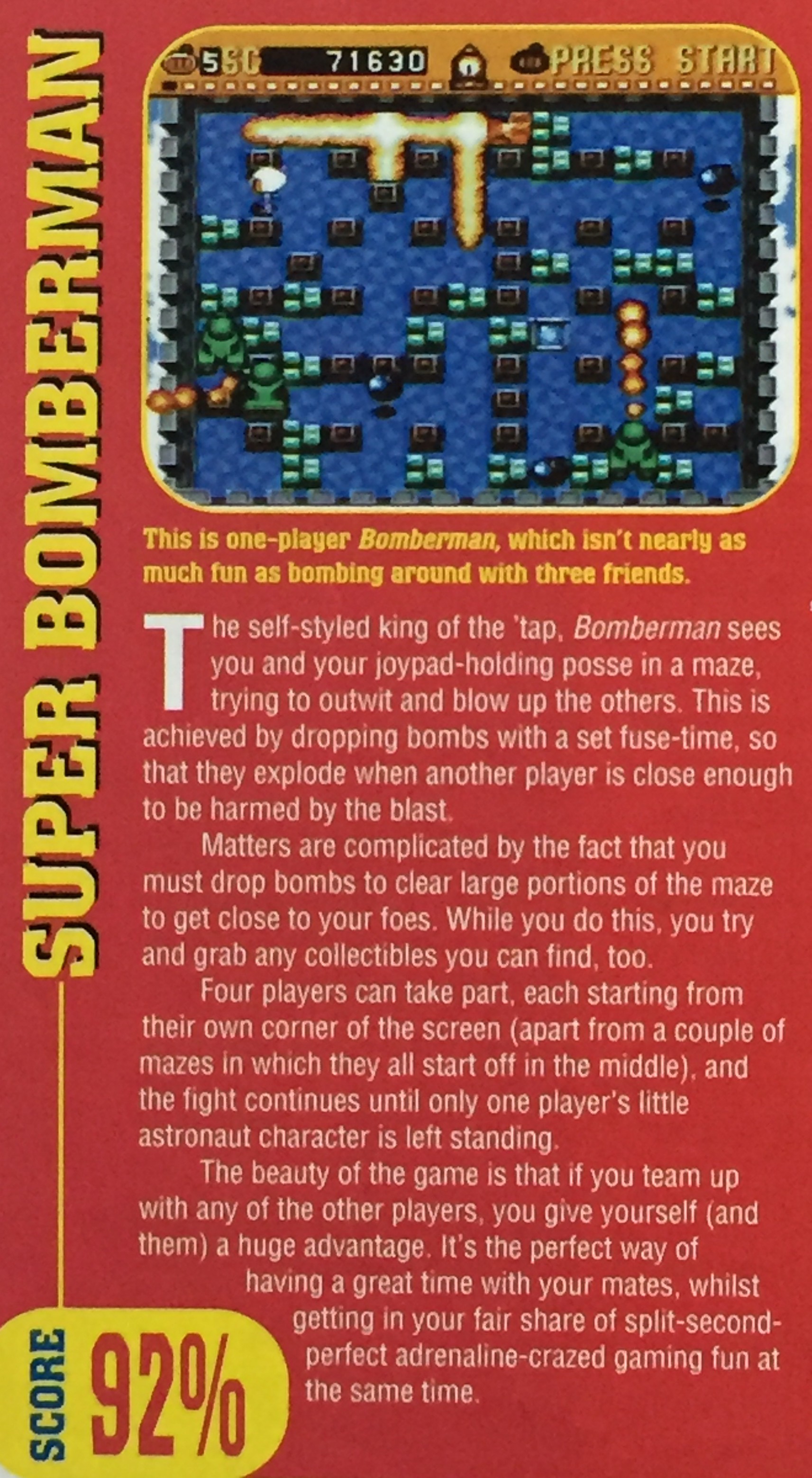 SNES A Day 187: Super Bomberman - SNES A Day