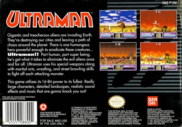 ultraman nes