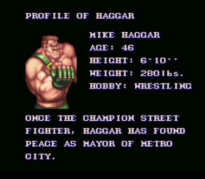Usually billed as 6'7"... Haggar's gained 3 inches