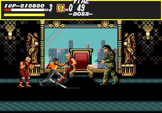 Streets of Rage/Bare Knuckle Final Boss: Mr. X 