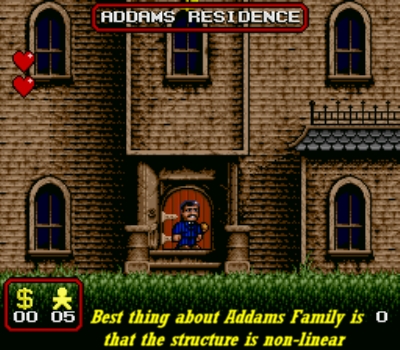 the addams family super nintendo