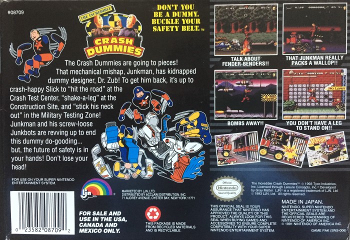 crash dummies nes