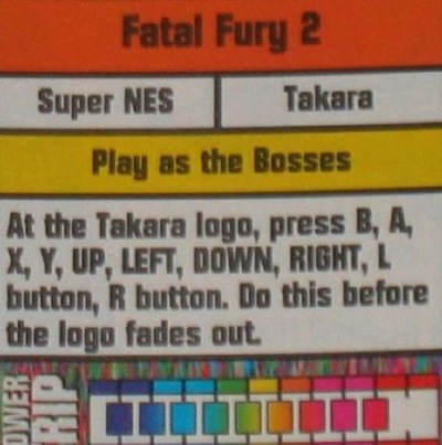 Fatal Fury 2, Nintendo