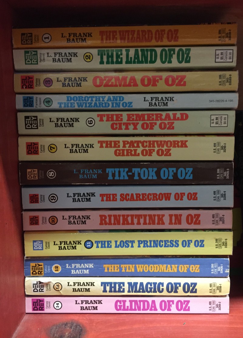 Found a bunch of the classic Wizard of Oz books!