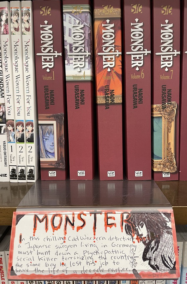 Another titan of the manga game, MONSTER