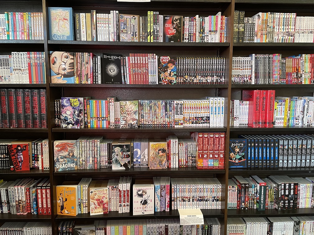 Impressive manga section