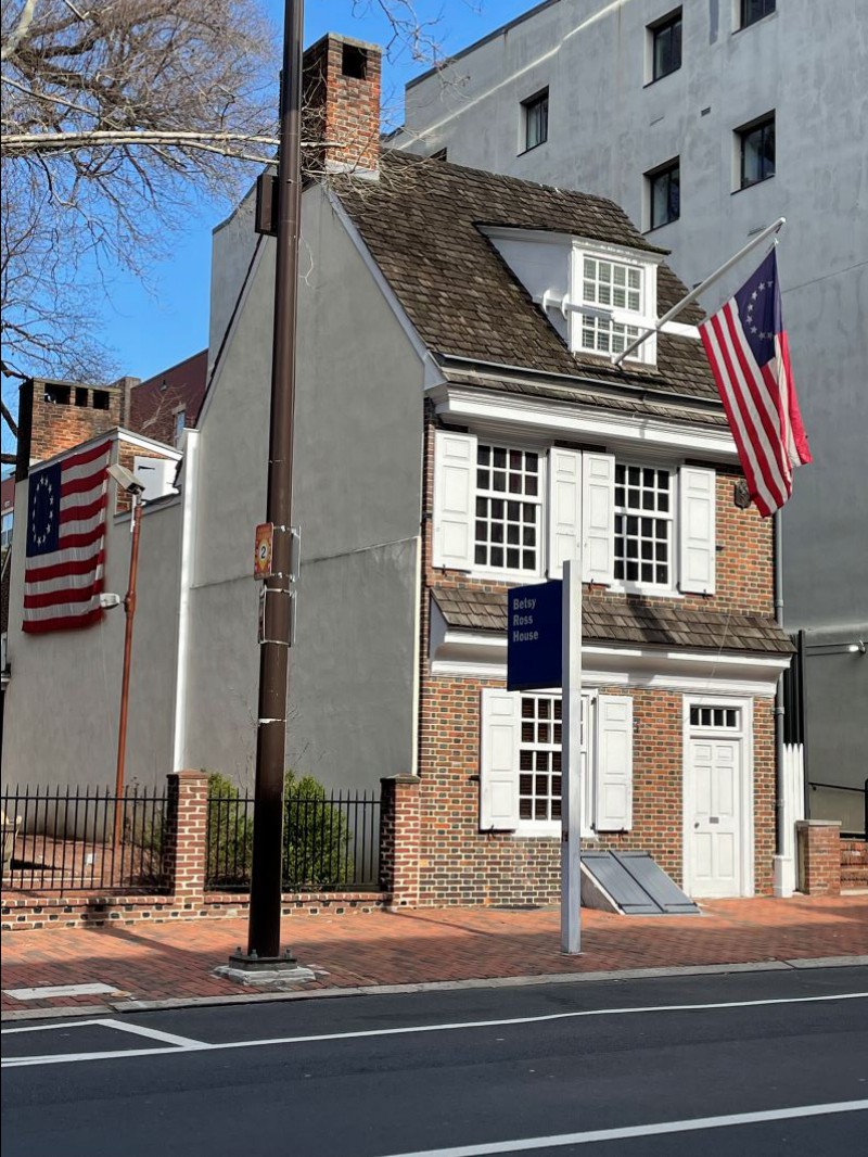 We also checked out Betsy Ross' house