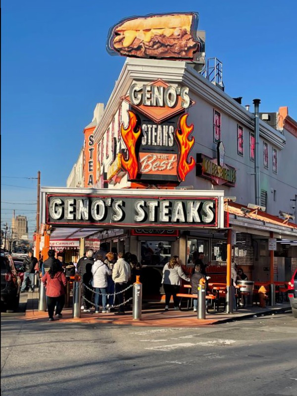 No trip to Philly is complete without some cheesesteaks!